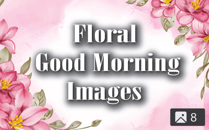 Flower based vector thumbnail with word hints